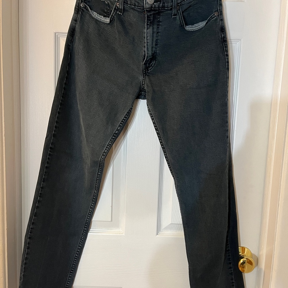 Vintage Levi's Dark Gray Straight Men's Jeans